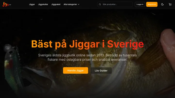 The front page of Jigg.se